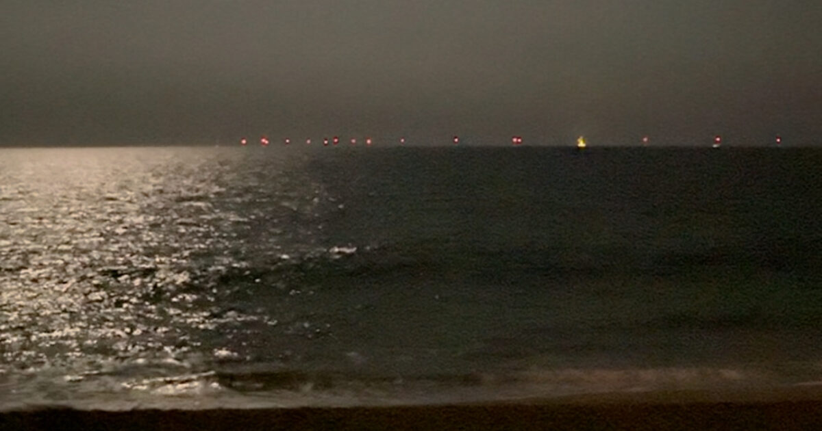 Nantucket Current | Vineyard Wind's Lights Still Visible At Night As…