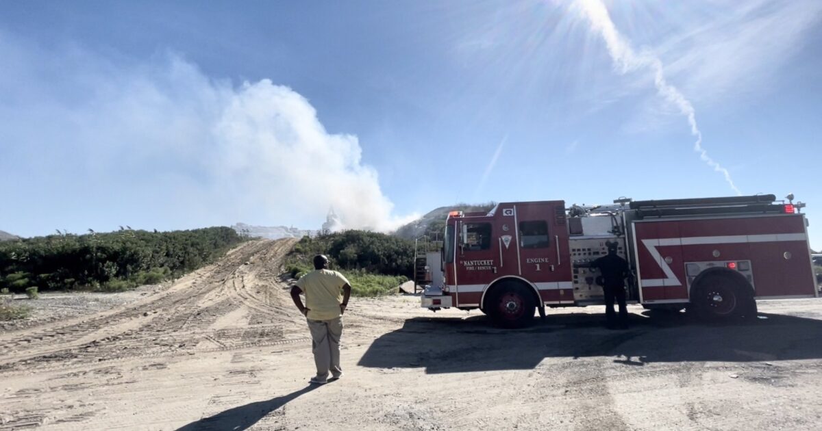 Nantucket Current Firefighters, Landfill Staff Battle Dump Fire