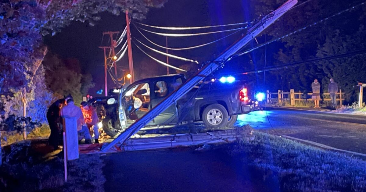 Nantucket Current Driver Snaps Utility Pole In Late Night Crash On…