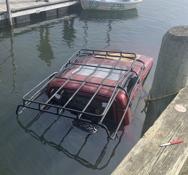 Nantucket Current Submerged, Abandoned Land Rover Removed From…