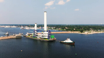 Vineyard Wind courtesy photo New Bedford Hurricane Barrier