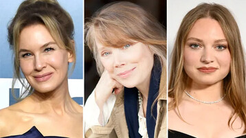 Renee Zellweger Sissy Spackek and Mia Threapleton